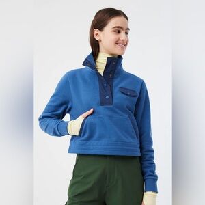 Outdoor Voices Terry Snap Button Pullover